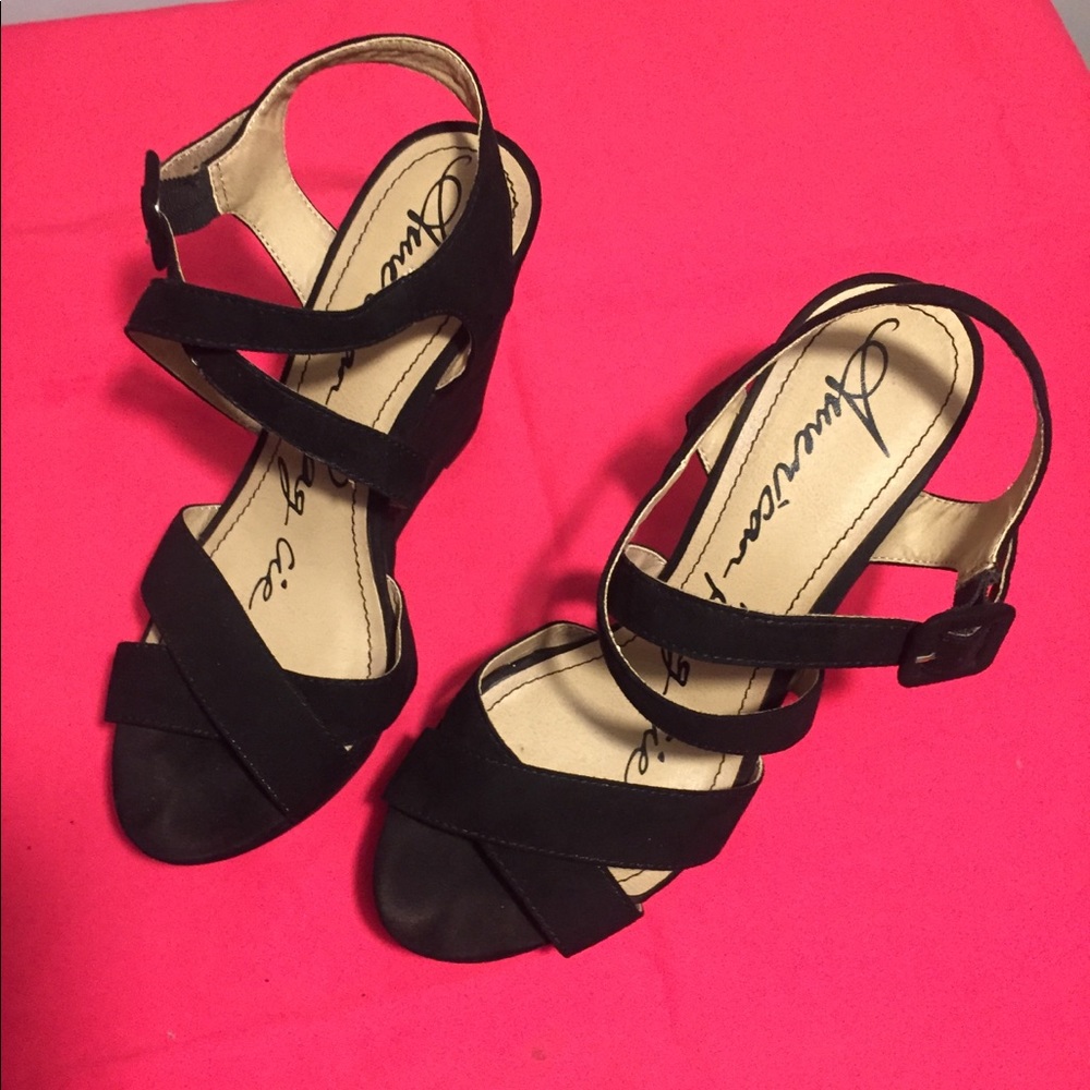 American Rag cie black Platform